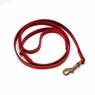 Lola Rosso - Guinzaglio in Cuoio (Small)